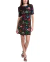Joseph Ribkoff Sequin Mini Dress In Black