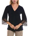 Joseph Ribkoff Sequin Top In Blue
