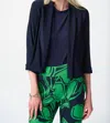 Joseph Ribkoff Cropped Cover-up In Navy In Blue