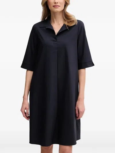 Joseph Ribkoff Short-sleeve Midi Dress In Black