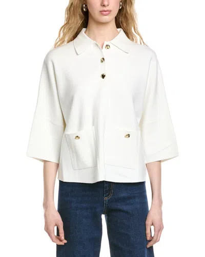 Joseph Ribkoff Short Sleeve Top In White
