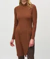 Joseph Ribkoff Side Slit Fitted Tunic In Chestnut