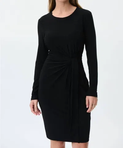 Joseph Ribkoff Side Tie Dress In Black