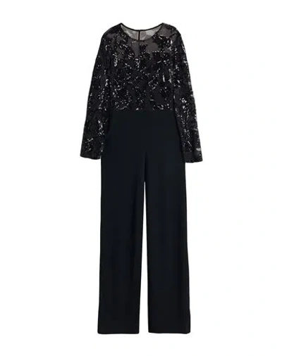 Joseph Ribkoff Signature Woman Jumpsuit Black Size 14 Polyester, Elastane