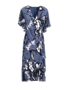 Joseph Ribkoff Signature Woman Midi Dress Slate Blue Size 12 Polyester, Elastane In Blue