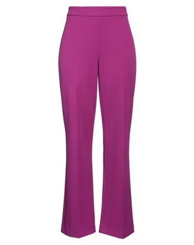 Joseph Ribkoff Signature Woman Pants Plum Size 14 Polyester, Elastane