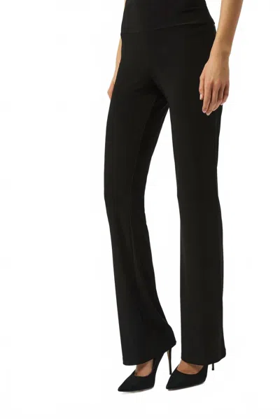 Joseph Ribkoff Silky Knit Flared Pull-on Pant In Black