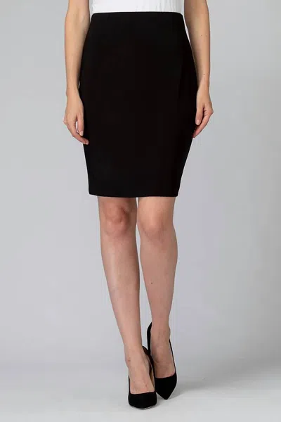 Joseph Ribkoff Silky Knit Pencil Skirt In Black