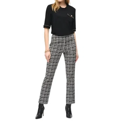 Joseph Ribkoff Silky Knit Short Sleeve Top In Black