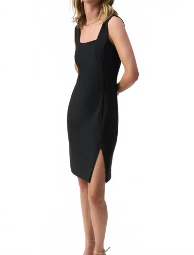 Joseph Ribkoff Silky Knit Sleeveless Sheath Dress In Black