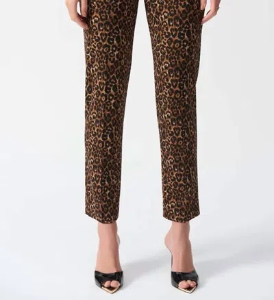 Joseph Ribkoff Silky Pull On Pants In Beige/black