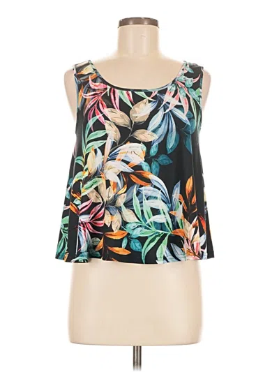 Pre-owned Joseph Ribkoff Sleeveless Blouse In Black