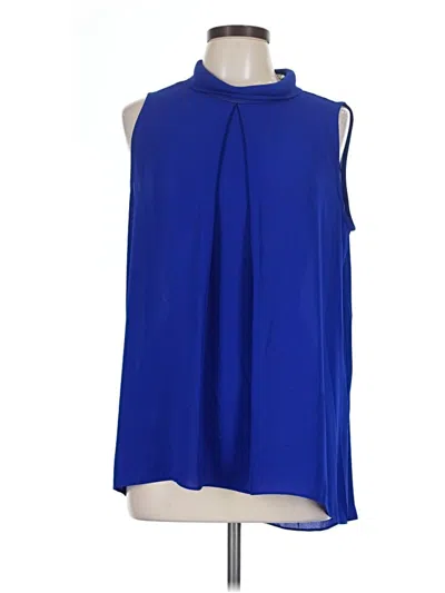 Pre-owned Joseph Ribkoff Sleeveless Blouse In Blue
