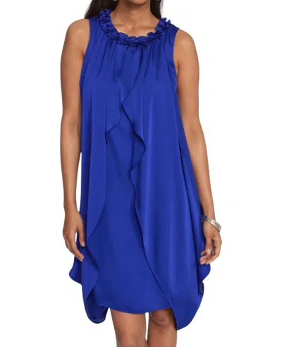 Joseph Ribkoff Sleeveless Dress In Royal Blue