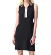 Joseph Ribkoff Silky Knit Sleeveless Shift Dress In Black In Black