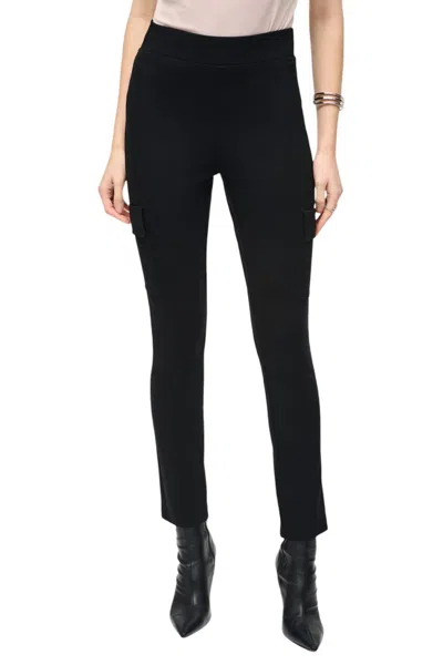 Joseph Ribkoff Slim Fit Full Length Pant With Pockets In Black