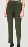 Joseph Ribkoff Silky Knit Wide Leg Pant In Iguana In Multi