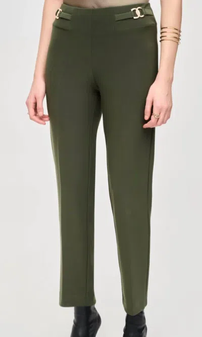 Joseph Ribkoff Slim Fit Trouser In Iguana In Black