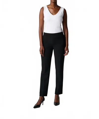 Joseph Ribkoff Straight Leg Trousers In Black In Blue