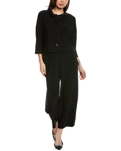 Joseph Ribkoff Slouchy Twofer Jumpsuit In Black