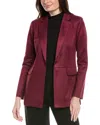 Joseph Ribkoff Solid Jacket In Burgundy