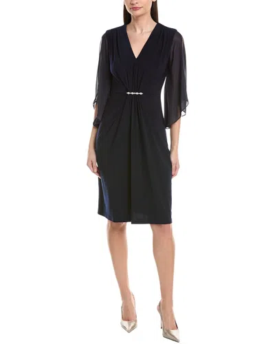 Joseph Ribkoff Solid Midi Dress In Black