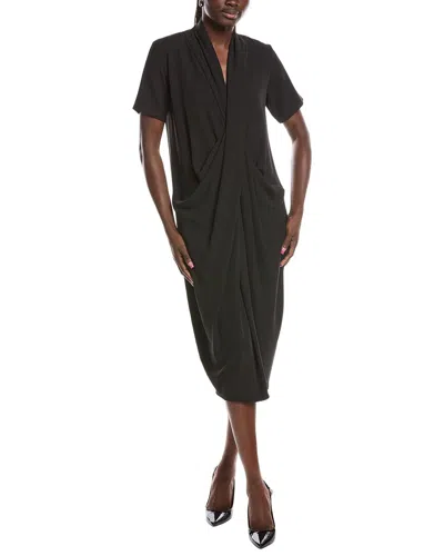 Joseph Ribkoff Solid Midi Dress In Black