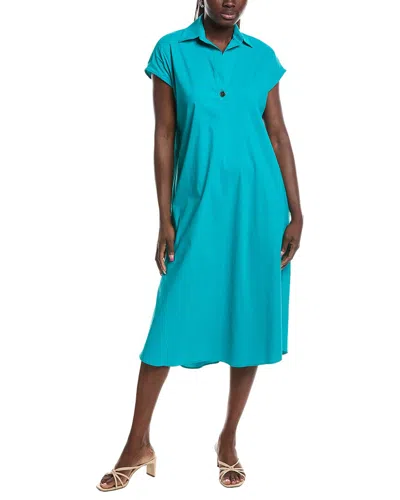 Joseph Ribkoff Solid Midi Dress In Blue