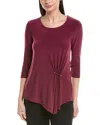 Joseph Ribkoff Solid Top In Brown
