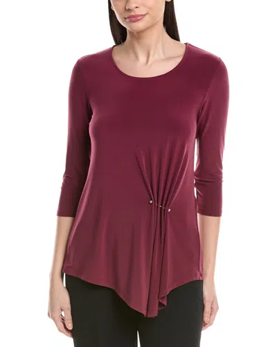 Joseph Ribkoff Solid Top In Brown