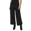 Joseph Ribkoff Sparkle Wide Leg Trousers In Black In Blue