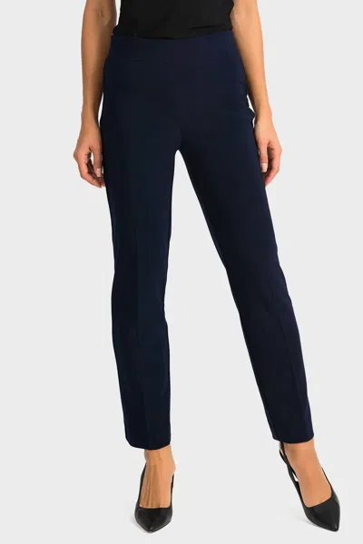 Joseph Ribkoff Straight Leg Pant In Midnight Blue
