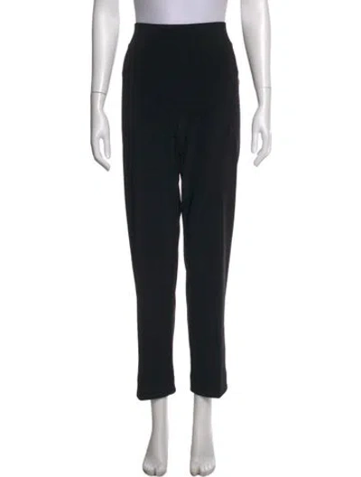Pre-owned Joseph Ribkoff Straight Leg Pants In Black