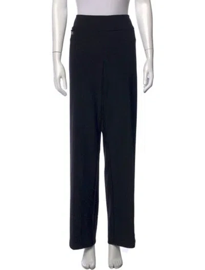 Pre-owned Joseph Ribkoff Straight Leg Pants In Black