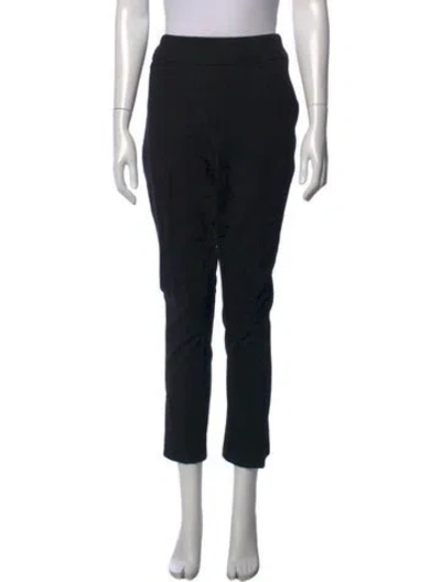 Pre-owned Joseph Ribkoff Straight Leg Pants In Black