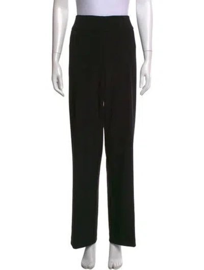 Pre-owned Joseph Ribkoff Straight Leg Pants In Black
