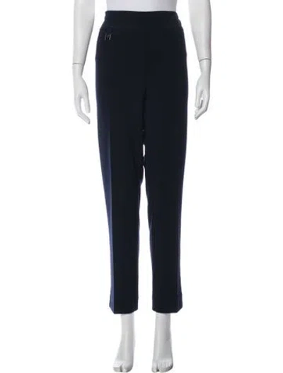 Pre-owned Joseph Ribkoff Straight Leg Pants In Blue
