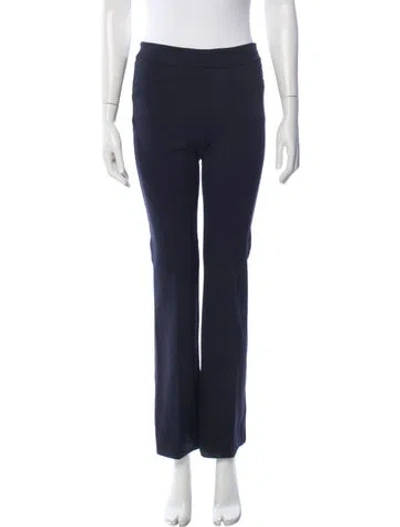 Pre-owned Joseph Ribkoff Straight Leg Pants In Blue