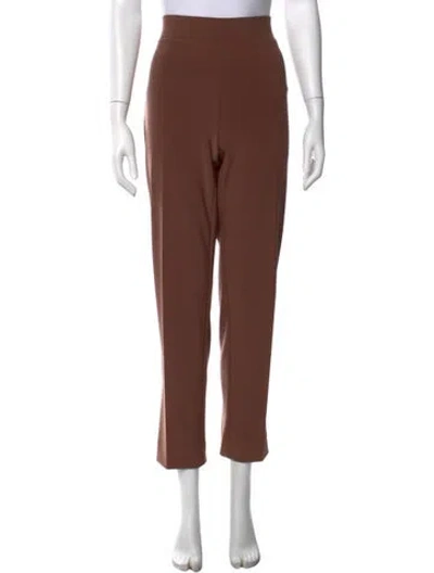 Pre-owned Joseph Ribkoff Straight Leg Pants In Brown
