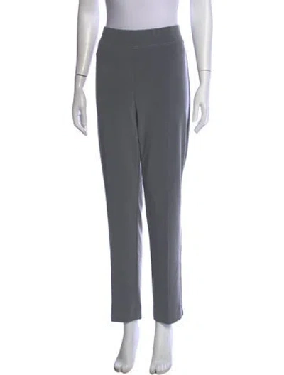 Pre-owned Joseph Ribkoff Straight Leg Pants In Gray
