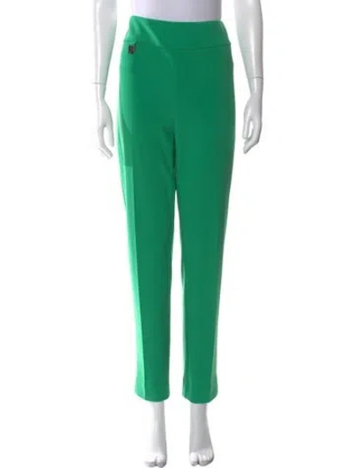 Pre-owned Joseph Ribkoff Straight Leg Pants In Green
