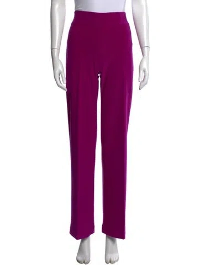Pre-owned Joseph Ribkoff Straight Leg Pants W/ Tags In Purple