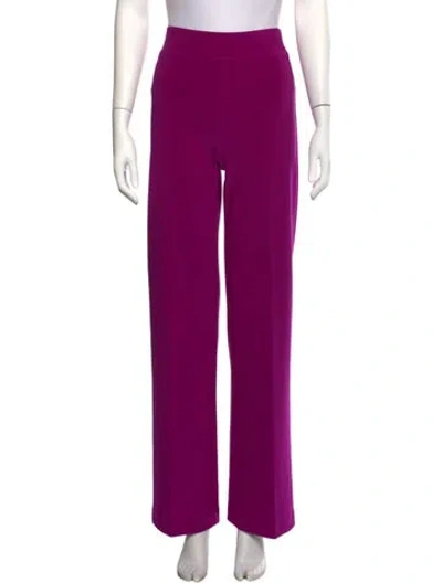 Pre-owned Joseph Ribkoff Straight Leg Pants W/ Tags In Purple