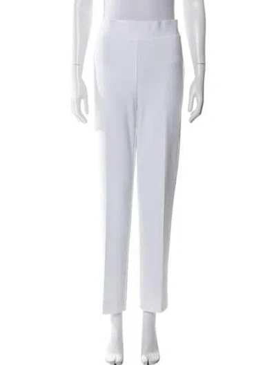 Pre-owned Joseph Ribkoff Straight Leg Pants In White