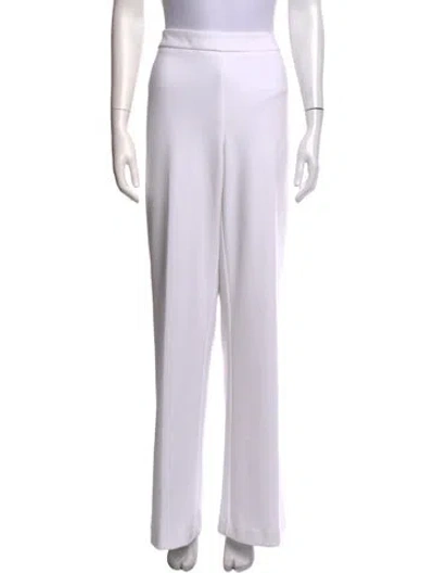 Pre-owned Joseph Ribkoff Straight Leg Pants In White