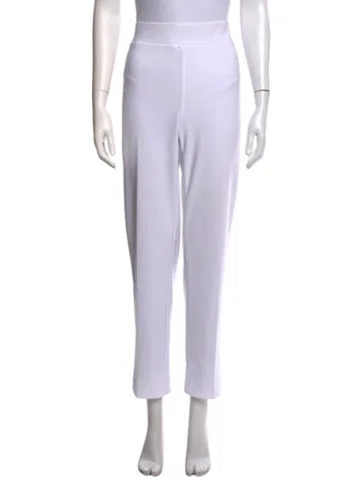 Pre-owned Joseph Ribkoff Straight Leg Pants In White