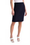 Joseph Ribkoff Silky Knit Pencil Skirt In Midnight In Blue