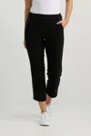 Joseph Ribkoff Striped Pants In Black/vanilla In Black