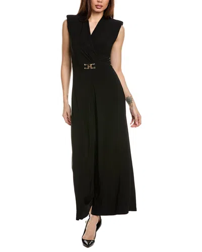JOSEPH RIBKOFF STRUCTURED SURPLICE JUMPSUIT