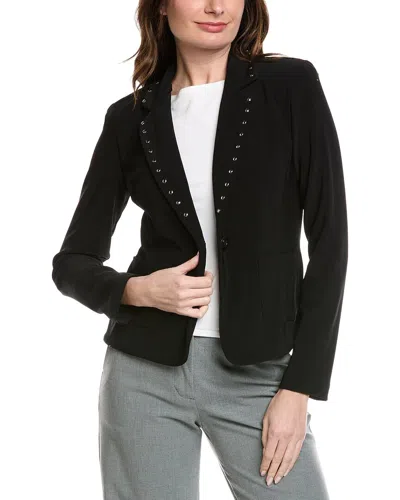 Joseph Ribkoff Stud Blazer In Black